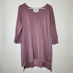 Sloane Rouge Lagenlook Tunic Top Size Medium